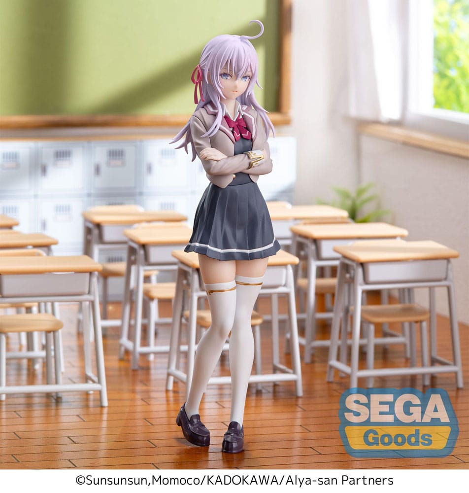 Alya Sometimes Hides Her Feelings in Russian PVC Luminasta Statue Alya Uniform Ver. 18cm